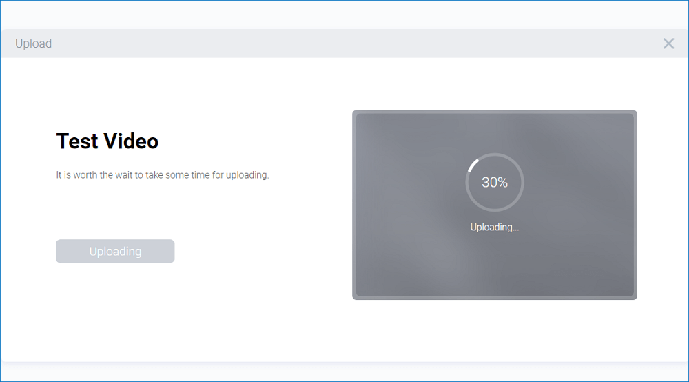 Uploading and repairing video