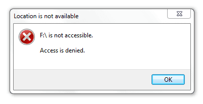 USB access denied