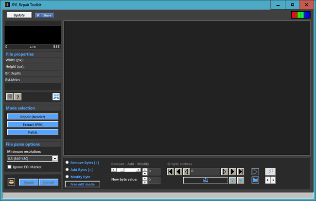 best photo repair software for PC - JPEG Repair Toolkit