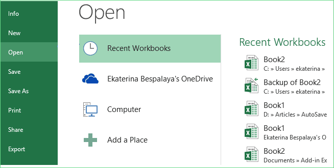 กู้คืน excel ที่บันทึกไม่ได้ 1