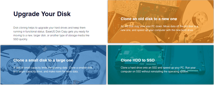 easeus disk copy - clone linux hard drive to ssd