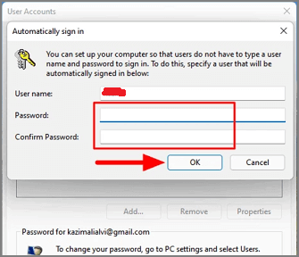 remove password via user accounts panel 2