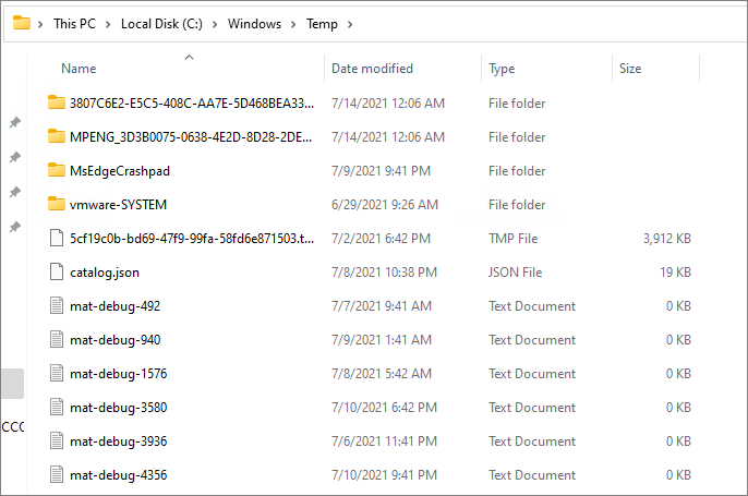 delete all temp files