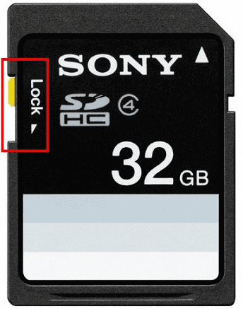 remove read only from sd card