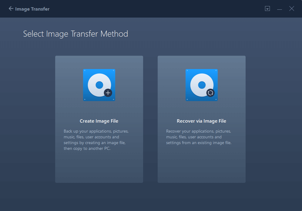 Recover data from image to another drive