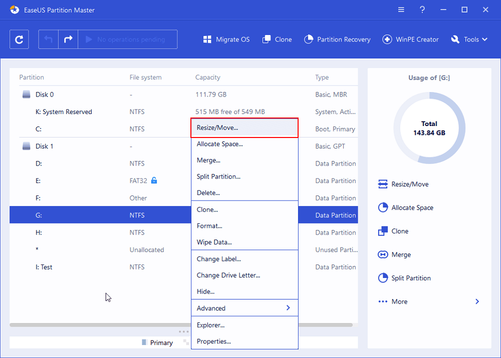 Data migration from HDD to SSD
