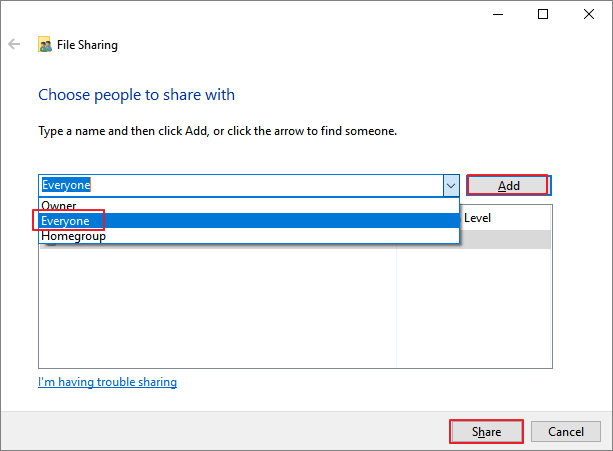 transfer files from PC to PC with Ethernet