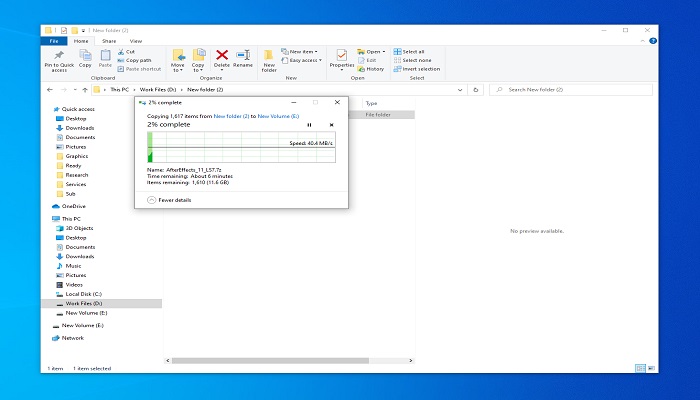 how to backup fies in windows manually step 2