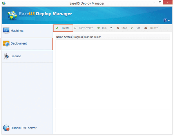 Create group to add computers for installing OS.